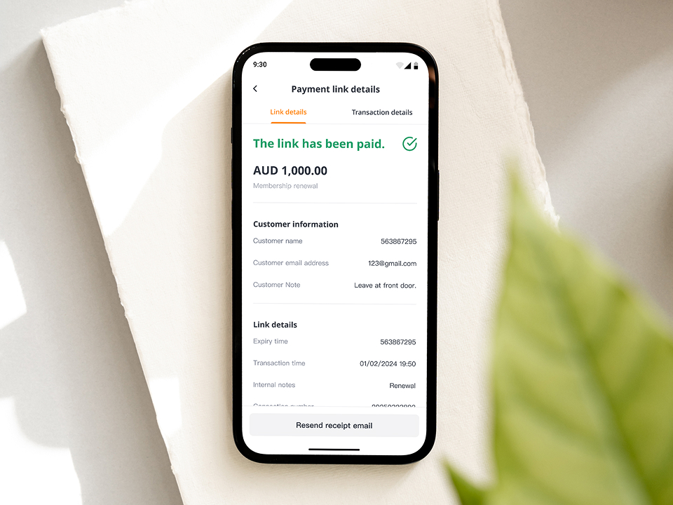 Send & get paid